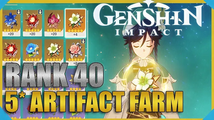 Rank 40 Level 80 5* Artifact Domain Farm - Genshin Impact