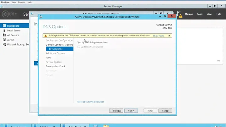 Install an Additional Domain Controller from IFM (Install From Media) in Windows Server 2012