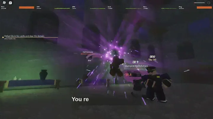 Beating Dio Domain gameplay in World Of Stand