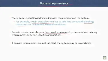 Software Engineering | C4 - L9 | Domain requirements
