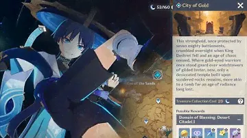 Spend 1500 Resin on City of Gold Domain in 2 minutes