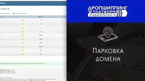 Как припарковать домен в Дропшиппинг Платформе?