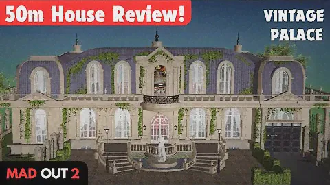 50m House Review in Madout2 BCO | Crime Lords Domain House | Palace | Is it Worth For 50m Coins ?