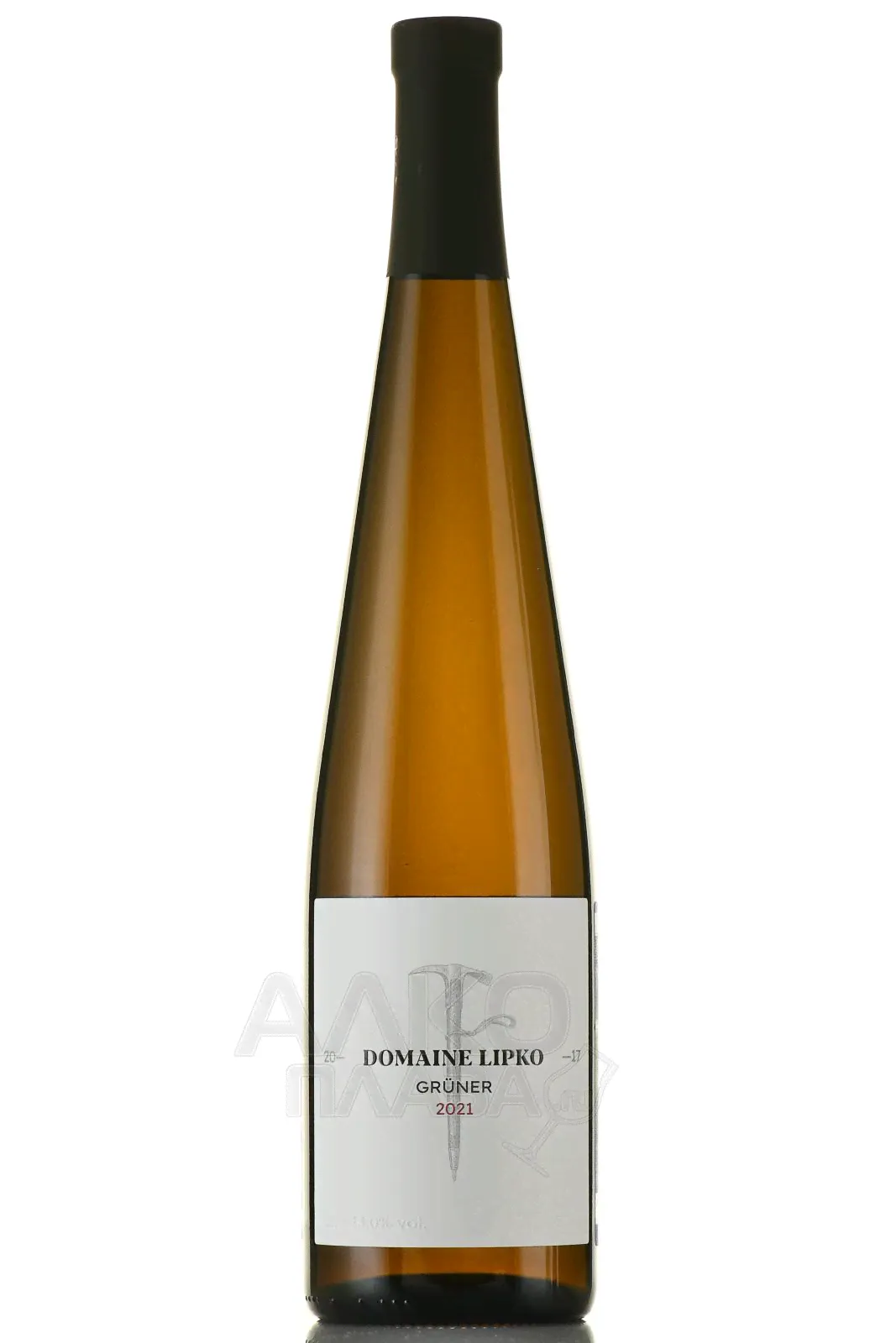 Domaine Lipko Gruner - вино Грюнер Домен Липко 0.75 л белое сухое-0