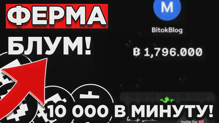 Ферма BLUM! Как заработать на блум? Сколько будет стоить блум? Когда листинг блума!