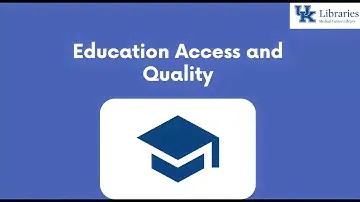 Domain of Education Access and Quality