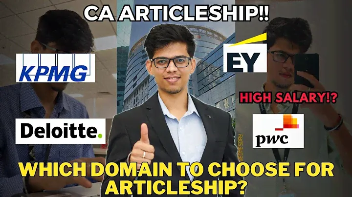 Which domain to choose for CA articleship? Audit, Tax,M&A, etc? High salary🔥|CA articleship in BIG 4