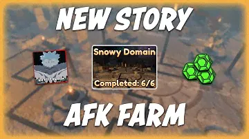 How to AFK Farm NEW Snowy Domain in Anime Last Stand!