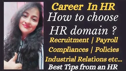 How to choose HR domain | Career In HR | HR Roles | HR Specialist #hr #careerinhr #readytogetupdate