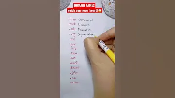 DOMAIN NAMES which you never heard!!😱