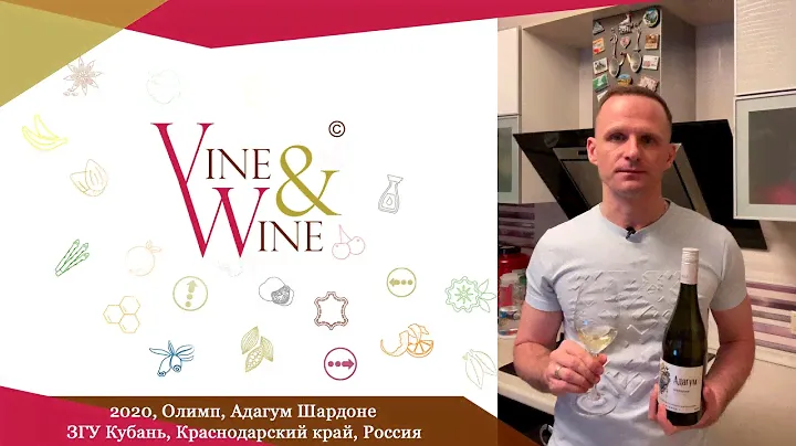 Дегустация вина Олимп, Адагум Шардоне, 2020, ЗГУ Кубань, Краснодарский край, Россия