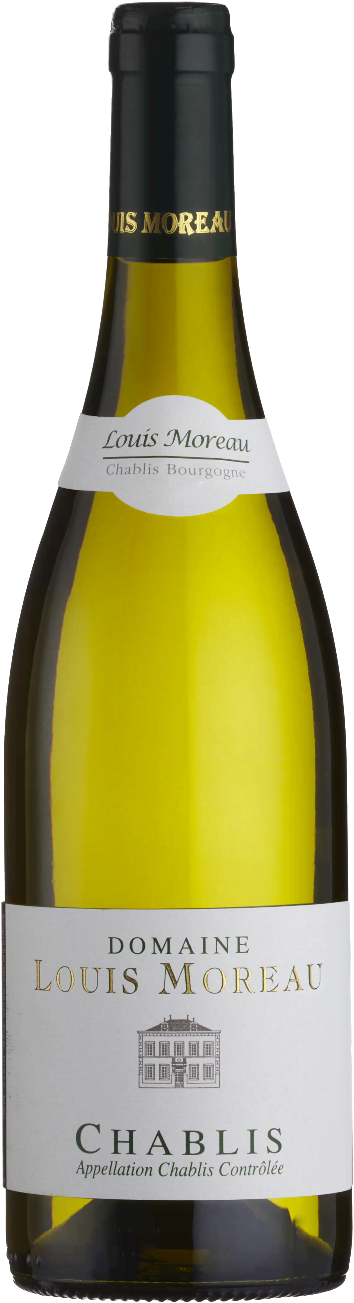 Вино Domaine Louis Moreau, Chablis, 2021 (Домен Луи Моро, Шабли, 2021)