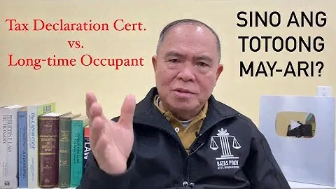 PROOF OF OWNERSHIP BA ANG TAX DECLARATION CERTIFICATE?