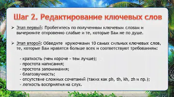 Подбор доменного имени - Пошаговое методическое пособие